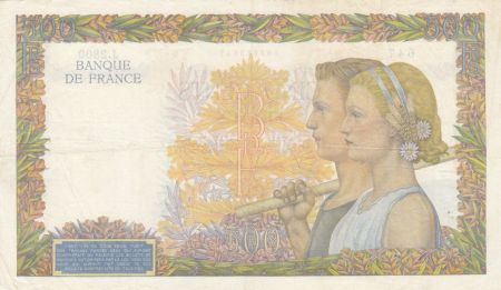 France 500 Francs La Paix - 08-05-1941 Série J.2800 - TTB