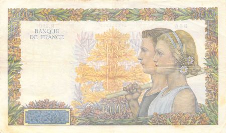 France 500 Francs La Paix - 08-05-1941 Série R.2901 - TTB