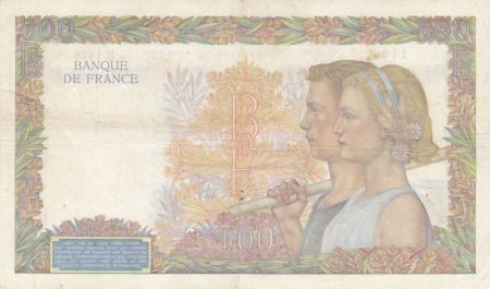 France 500 Francs La Paix - 08-12-1940 Série P.1478 - TB+