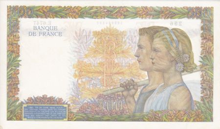 France 500 Francs La Paix - 10-09-1942 Série E.6747