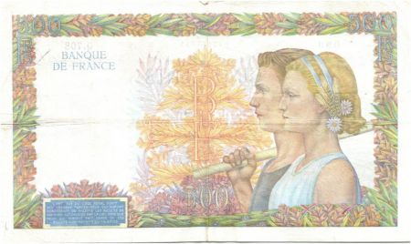 France 500 Francs La Paix - 11-07-1940 Série Q.708