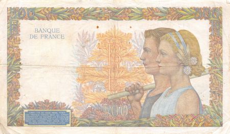 France 500 Francs La Paix - 16-05-1940 Série D.189 - PTTB