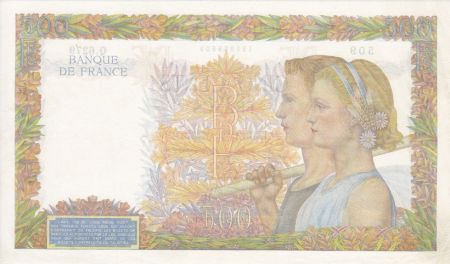 France 500 Francs La Paix - 16-07-1942 Série Q.6279