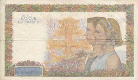 France 500 Francs La Paix - 17/05/1944 Série R.8105 - Date Rare