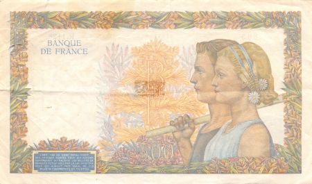 France 500 Francs La Paix - 17-10-1940 Série R.1128 - TB