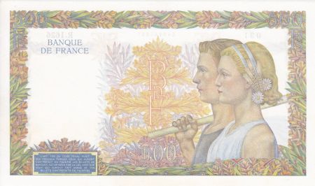 France 500 Francs La Paix - 19-12-1940 Série R.1626