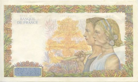 France 500 Francs La Paix - 1941