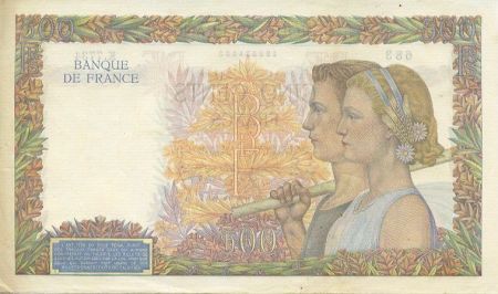 France 500 Francs La Paix - 1943
