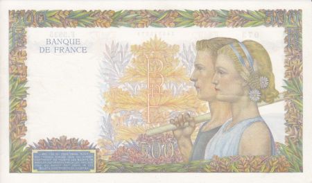 France 500 Francs La Paix - 20-06-1942 Série F.5935