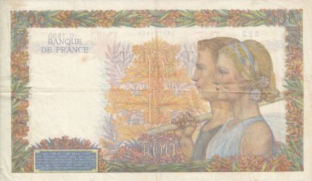 France 500 Francs La Paix - 25-02-1943 Série G. 7830