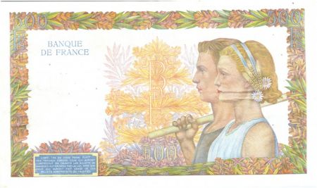France 500 Francs La Paix - 26-06-1941 Série D.3235