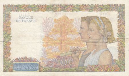 France 500 Francs La Paix - 31-10-1940 - Série D.1244