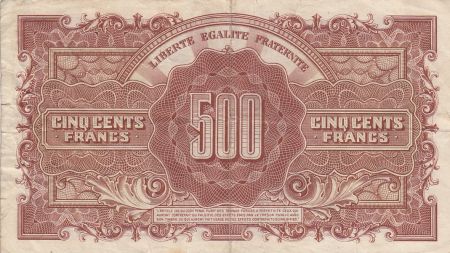France 500 Francs Marianne - 04-06-1945 Lettre M - Série 92 M