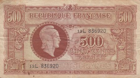 France 500 Francs Marianne - 1945 - Série  13 L