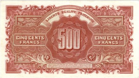 France 500 Francs Marianne - 1945 Lettre L - Série 83 L