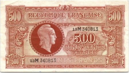 France 500 Francs Marianne - 1945 Lettre M - Série 13 M 340813