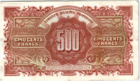 France 500 Francs Marianne - 1945 Lettre M - Série 39 M
