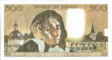 France 500 Francs Pascal - 02-01-1969 -  N.12