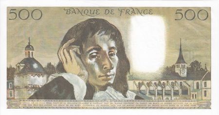 France 500 Francs Pascal - 02-01-1969 - V.10