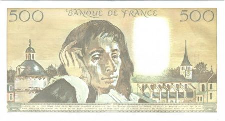 France 500 Francs Pascal - 02-01-1992 - SPL