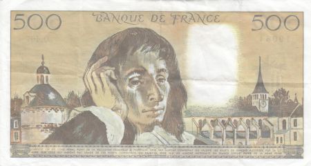 France 500 Francs Pascal - 02-09-1993 Série D.407 - TTB