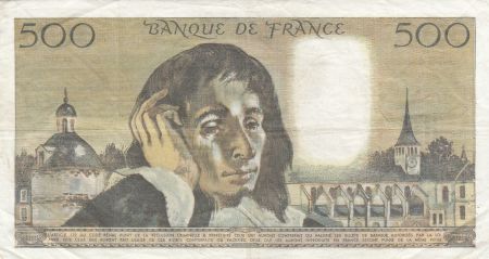 France 500 Francs Pascal - 02-12-1971 Série P.27 - TTB