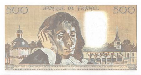 France 500 Francs Pascal - 03-01-1991 - Série X.329 - P.NEUF