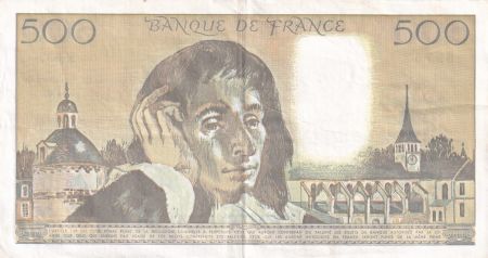 France 500 Francs Pascal - 03-01-1991 Série X.339 - SUP+