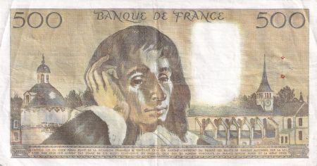 France 500 Francs Pascal - 03-02-1977 - Série D.70 - TTB