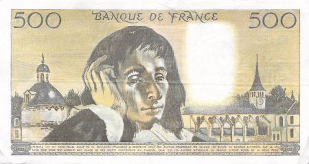 France 500 Francs Pascal - 03-02-1977 - Série F.67 - TTB+