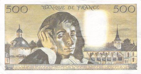 France 500 Francs Pascal - 03-02-1977 - Série W.73 - TTB+
