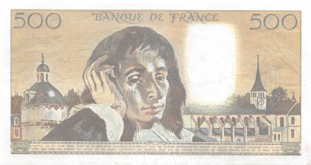 France 500 Francs Pascal - 03-03-1988 - Série U.273 - SUP