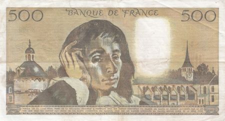 France 500 Francs Pascal - 03-04-1980 - Série Z.109
