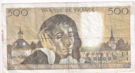 France 500 Francs Pascal - 03-11-1977 - Série A.81- TTB - F.71.17
