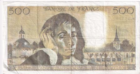 France 500 Francs Pascal - 03-11-1977 - Série F.79- TTB - F.71.17