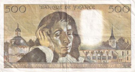 France 500 Francs Pascal - 03-11-1977 - Série O.75 - TTB