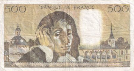 France 500 Francs Pascal - 03-11-1977 - Série Q.78 - TTB