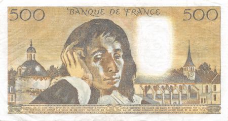 France 500 Francs Pascal - 03-11-1977 Série P.75 - TTB