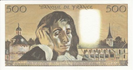 France 500 Francs Pascal - 04-01-1968 Série Y.1