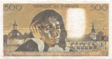 France 500 Francs Pascal - 04-09-1974 Série E.42 - TB+