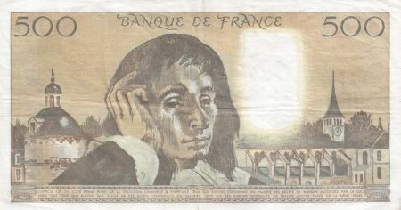 France 500 Francs Pascal - 04-09-1980 - Série N.118