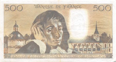 France 500 Francs Pascal - 04-09-1980 Série G.120 - TTB