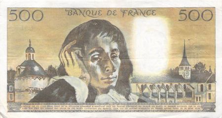 France 500 Francs Pascal - 04-10-1973 - Série L.31 - PTTB
