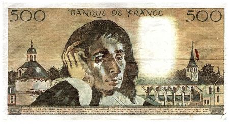 France 500 Francs Pascal - 04-10-1973 - Série L.31
