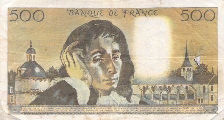 France 500 Francs Pascal - 04-10-1973 - Série W.30 - PTB