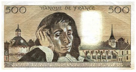 France 500 Francs Pascal - 04.09.1980 - Série R.127 - Fay.71.22