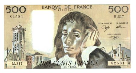 France 500 Francs Pascal - 05-07-1990 - M.317