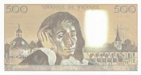 France 500 Francs Pascal - 05-07-1990 - X.318 - NEUF