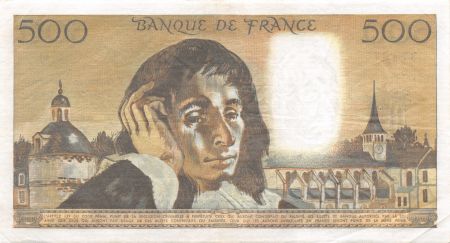 France 500 Francs Pascal - 05-09-1974 - Série C.41 - TTB