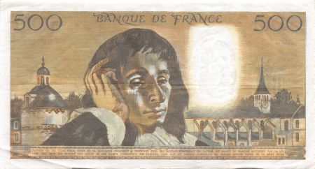 France 500 Francs Pascal - 05-09-1974 Série J.42 - TTB